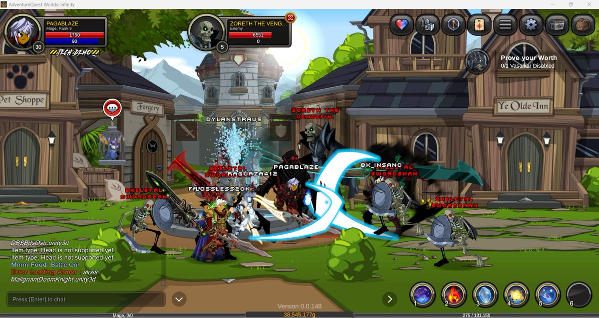 pedroheqaz's tweet image. #AQ2D #Artix #aqw

goal completed, 3 days of focus on just mobs, now I can rest, tech demo 10/10 for what you wanted to test congratulations. level 30 finally came

@Alina_AE @ArtixKrieger @BeleenAE