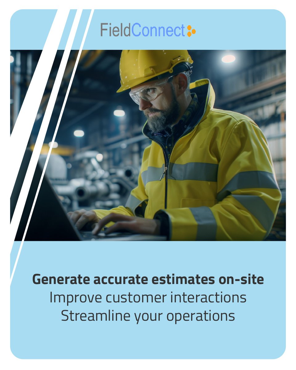 fieldconnect's tweet image. Field service organizations face unique challenges, especially when it comes to generating accurate estimates. On-site estimating software can transform this process, making it more efficient and effective. 💡

#FieldServiceManagement #EstimatingSoftware #FieldConnect
