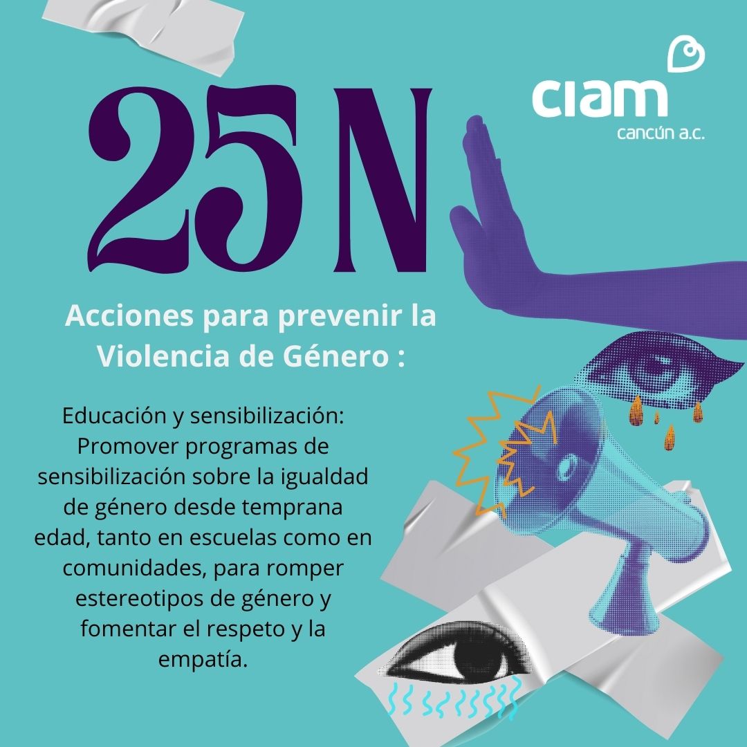 CIAM_Cancun's tweet photo. 25 de Noviembre: Día Internacional de la Eliminación de la Violencia contra la Mujer Hoy es un recordatorio de la importancia de construir un mundo donde todas las mujeres vivan con respeto, dignidad y seguridad.  ¡Juntas y juntos construimos La Paz! #25N #CulturaDePaz https://t.co/DaQBkAdMbD