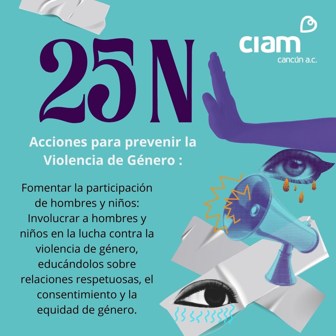 CIAM_Cancun's tweet photo. 25 de Noviembre: Día Internacional de la Eliminación de la Violencia contra la Mujer Hoy es un recordatorio de la importancia de construir un mundo donde todas las mujeres vivan con respeto, dignidad y seguridad.  ¡Juntas y juntos construimos La Paz! #25N #CulturaDePaz https://t.co/DaQBkAdMbD