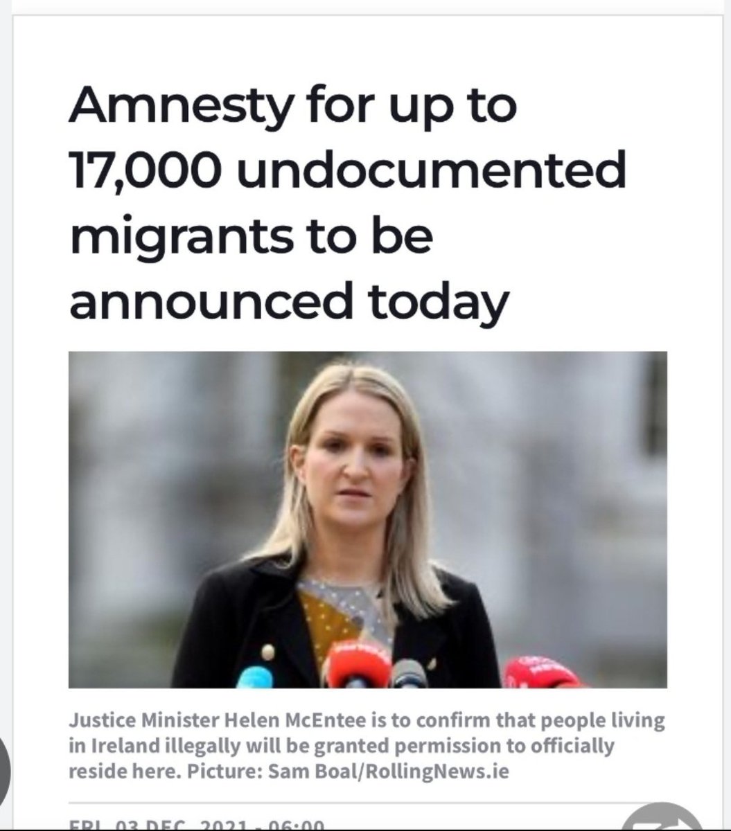 smeradubha56778's tweet photo. 🇮🇪 #VoteMcEnteeOut
#NoPopulationReplacement https://t.co/1V3qjRik6z