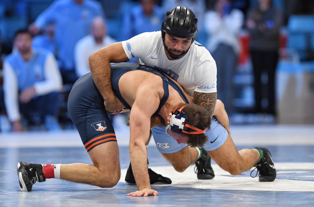 UNCWrestling's tweet photo. Earned it 🫡 https://t.co/h6NnYkc4Zn