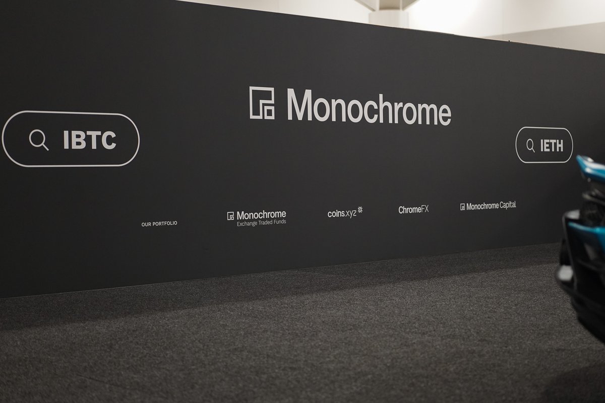 MonochromeAsset's tweet photo. Thank you for visiting @MonochromeAsset at the 2024 Australian Crypto Convention @AusCryptoCon at ICC Sydney.
#ACCSydney #auscryptocon #IBTC #IETH https://t.co/HotC30L3y8