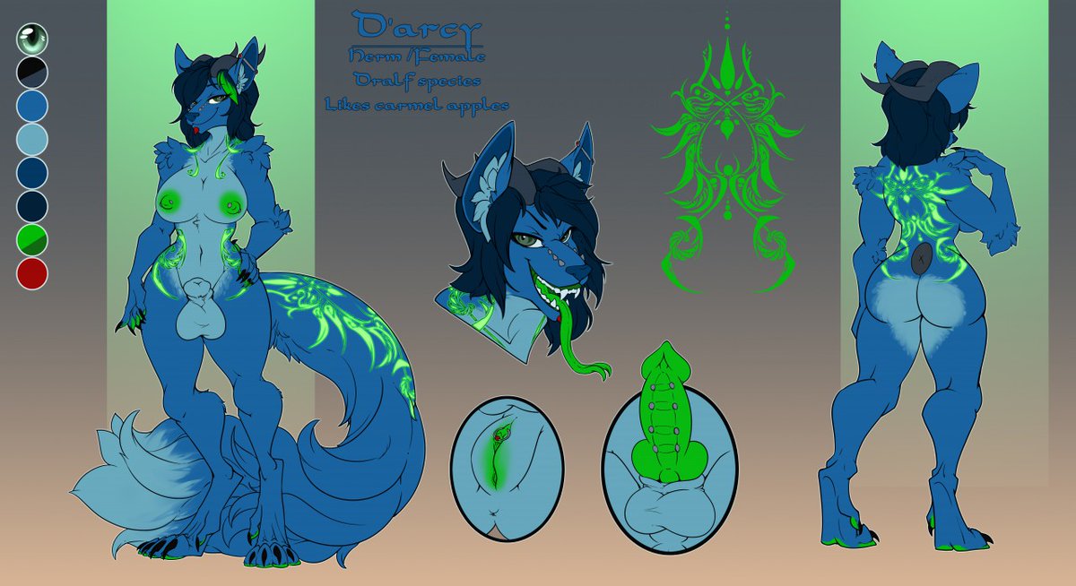 FluffyDurg's tweet photo. @PunkerShark @HornyHunBunnie Oh hey, a chance to get art with you! She can be top or bottom, either works for her! 🥰 https://t.co/Ns0nRnR750