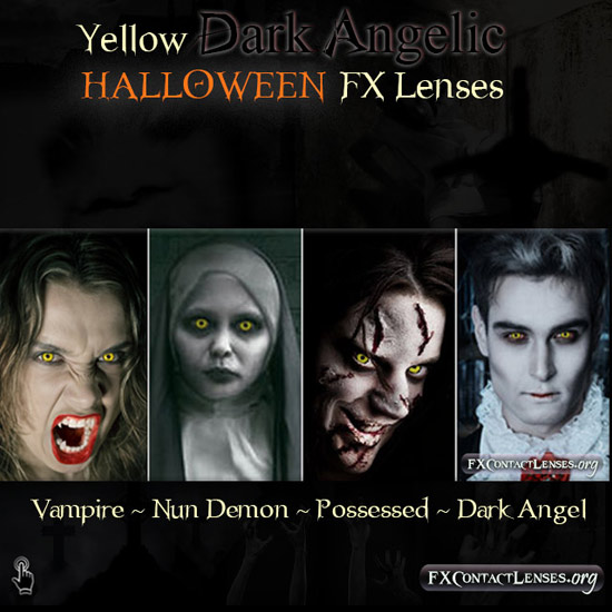 FXContactLenses's tweet image. #YellowFXContacts - dress to the 9's with these #makeupideas for cosplay, a costume party, or stay at home to scare some your friends... tinyurl.com/yfxctlns