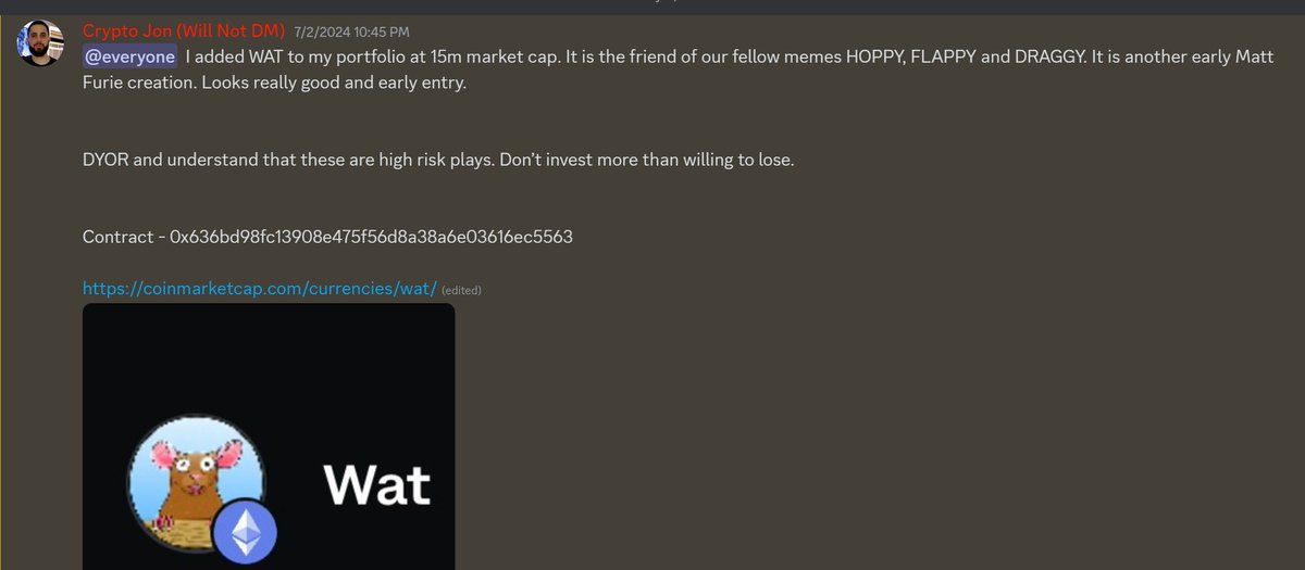 SaraTennis6969's tweet photo. Exposing #Cryptojon and his connection with another famous meme scammer #Archtype (When they both got into WAT- Matt Furie side character): https://t.co/QZknkf4bsj