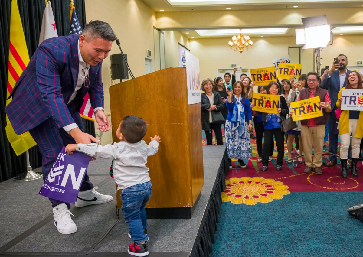 Only in America can you go from refugees fleeing with nothing but the clothes on your back to becoming a member of Congress in just one generation.

Today's count has made it clear: I am the winner of this race thanks to the resilience, spirit, and dedication of our #CA45