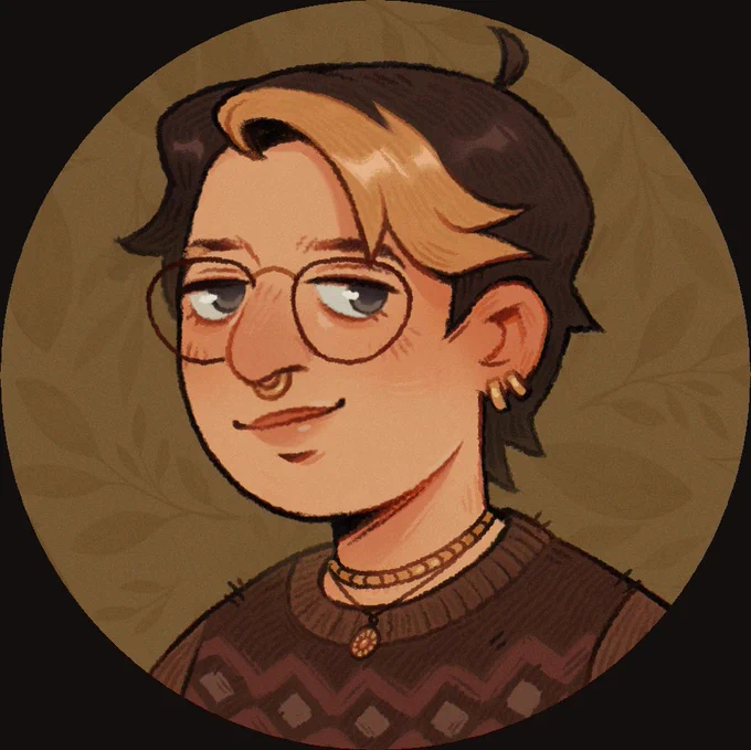 Uploading again bc i decided to add my glasses and necklaces and stuff whoops  
