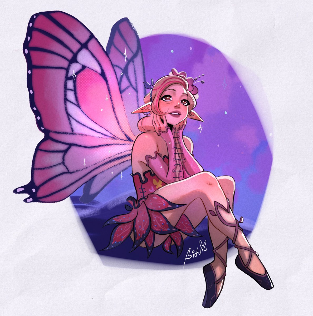 Bits (Pink Through the Night on WEBTOON ORIGINALS) tweet media