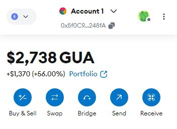 almabsep's tweet photo. Got my airdroptime to flex with $GUA #GUA @Juditbusquetst @masr_tv5 @echocto @dsgxht @vietnamsefood @ZhaMao63388 @v5020066 https://t.co/7rKvgLMWBB