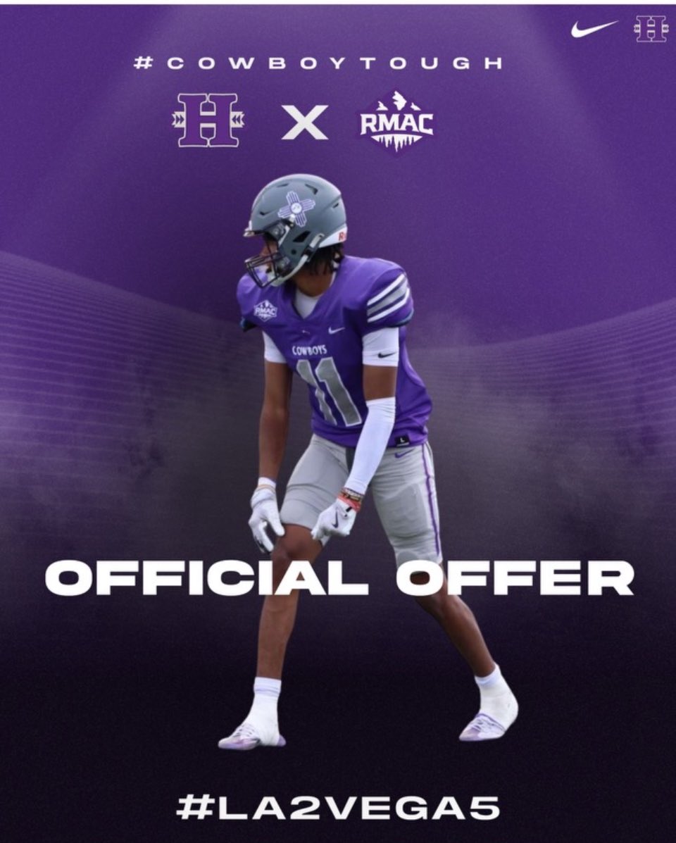 Just had a great conversation with <a href="/CoachTwelveGage/">Gage Guardiola</a> and I am blessed and grateful to receive my first official offer from <a href="/NMHUFootball/">NMHU Football</a> !

<a href="/HeathHawksFb/">Heath Hawks Football</a> <a href="/LoneStarPrepsTX/">TX Prep Varsity</a> <a href="/ROCOgameday/">Rockwall County Gameday</a> <a href="/coachrodneywebb/">Rodney Webb</a> <a href="/Coach_Cmoore/">Cody Moore</a> <a href="/DynastyPA/">Coach Nate</a> 
@HS_Prospect <a href="/CoachScarter/">Shannon Carter</a>