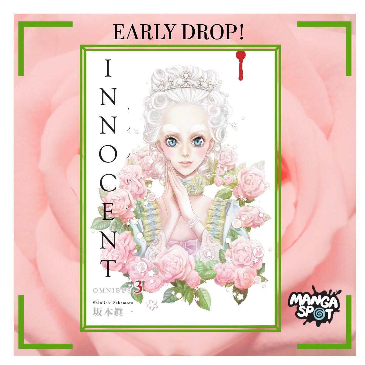 🚨Early Drop!!🚨

Come get your copy of INNOCENT Vol 3!! 

"History bleeds through the pages"
#manga #innocentmanga #earlyrelease #mangaspot #turnstylenyc
