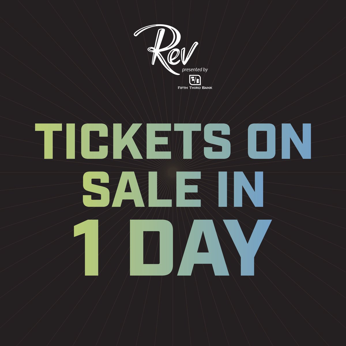 Set your alarms - tickets go on sale TOMORROW!
🎟Be sure to grab yours on December 2nd at 8am at Revindy.org
