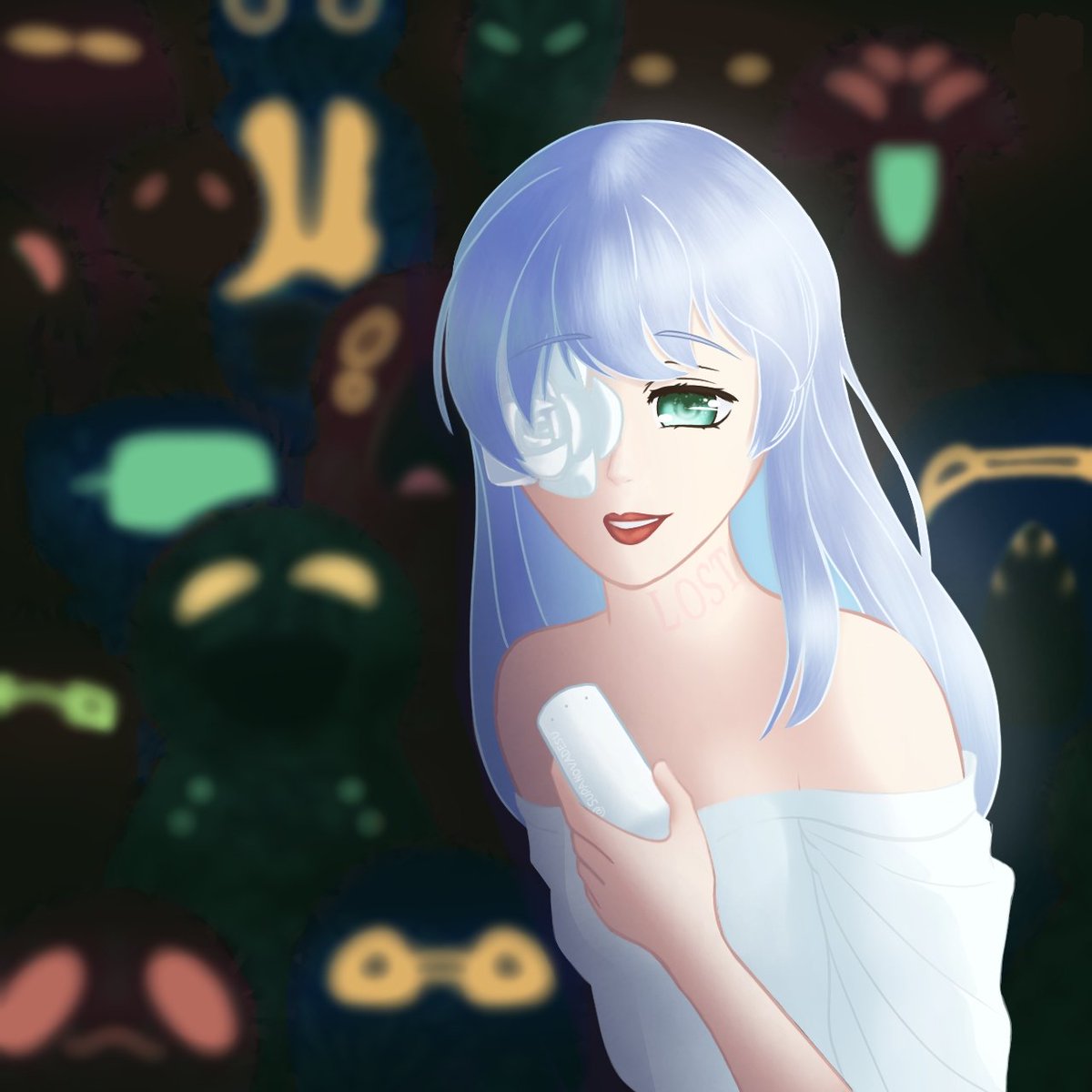LostGirlinnit's tweet photo. I'm about to be sappy on main again...
Thank you @SupaNovaDesu for the birthday art! π It's Lost but human form as a contestant in Alien Stage!
This is genuinely so pretty and I love the details!! You're so talented waifuuu! Thank you! π₯Ήππ§‘
#LostInColour | #AlienStage https://t.co/v6VB0fUboM