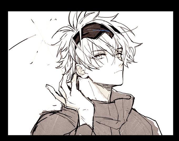 今日の入院絵。流石にすけべ絵は無理なので、顔面国宝 