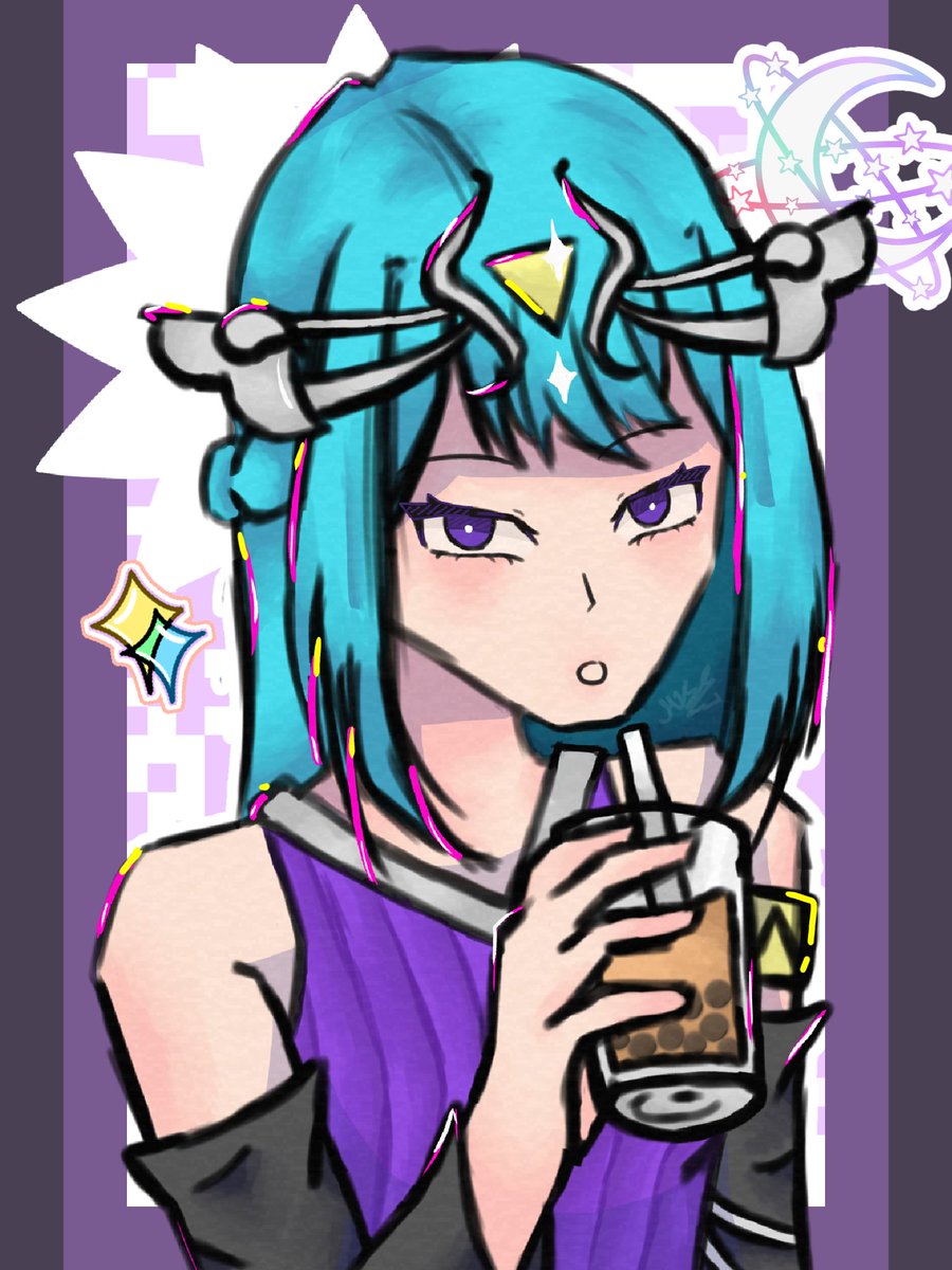 Itsmehmisctical's tweet photo. artstyle test on @Lunar3clispe ! been a while since i posted #krew #krewfanart #kftwt #kf #fanart #art #lunareclispe https://t.co/mYSKoDiSMl