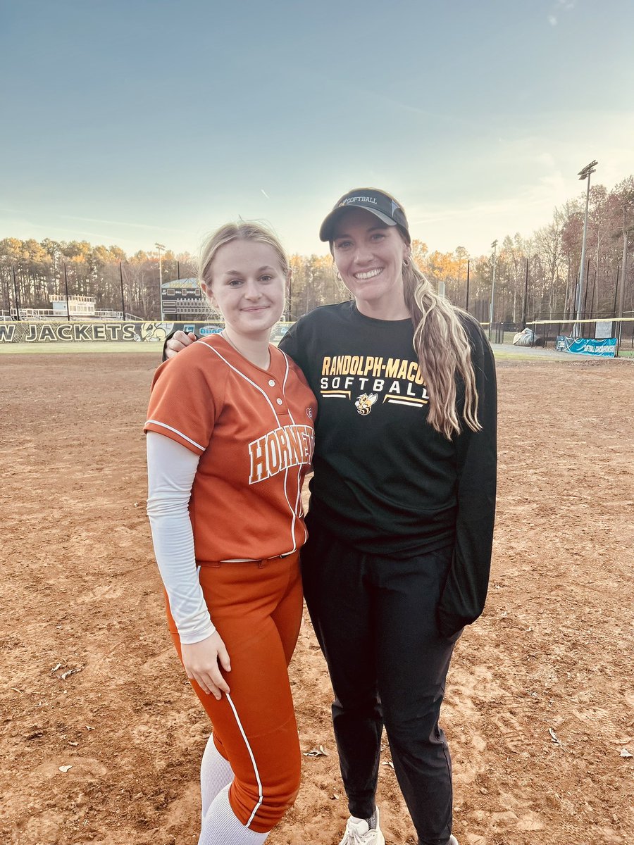 Harley Johnson at the Randolph Macon camp this past weekend, keep grinding Harley