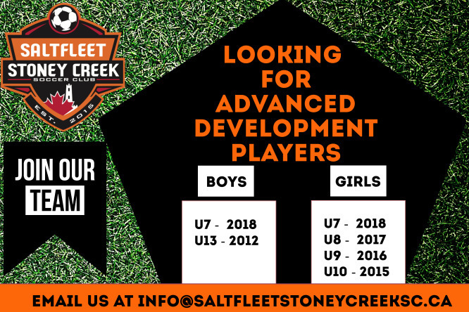 Saltfleet Stoney Creek Soccer Club (@sscsoccerclub1) on Twitter photo Ready for the next level?
SSC is looking for a few players to join our teams.
For more information, please email us at info@saltfleetstoneycreeksc.ca Ready for the next level?
SSC is looking for a few players to join our teams.
For more information, please email us at info@saltfleetstoneycreeksc.ca