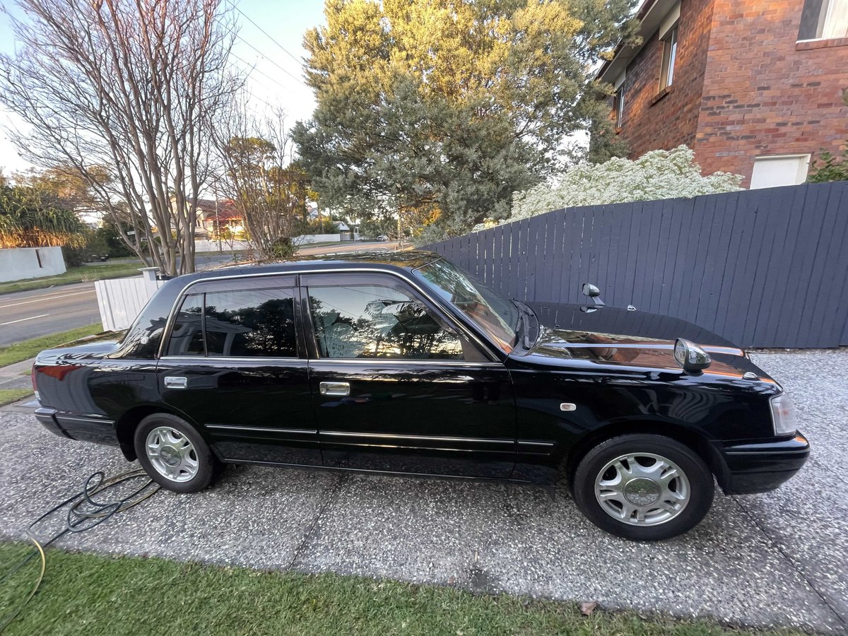 My mother-in-law recently went to Japan and bought me a little model car of my Toyota Crown Super Deluxe/Toyota Comfort. (And yes, my daily driver is a Japanese taxi...) #jdm