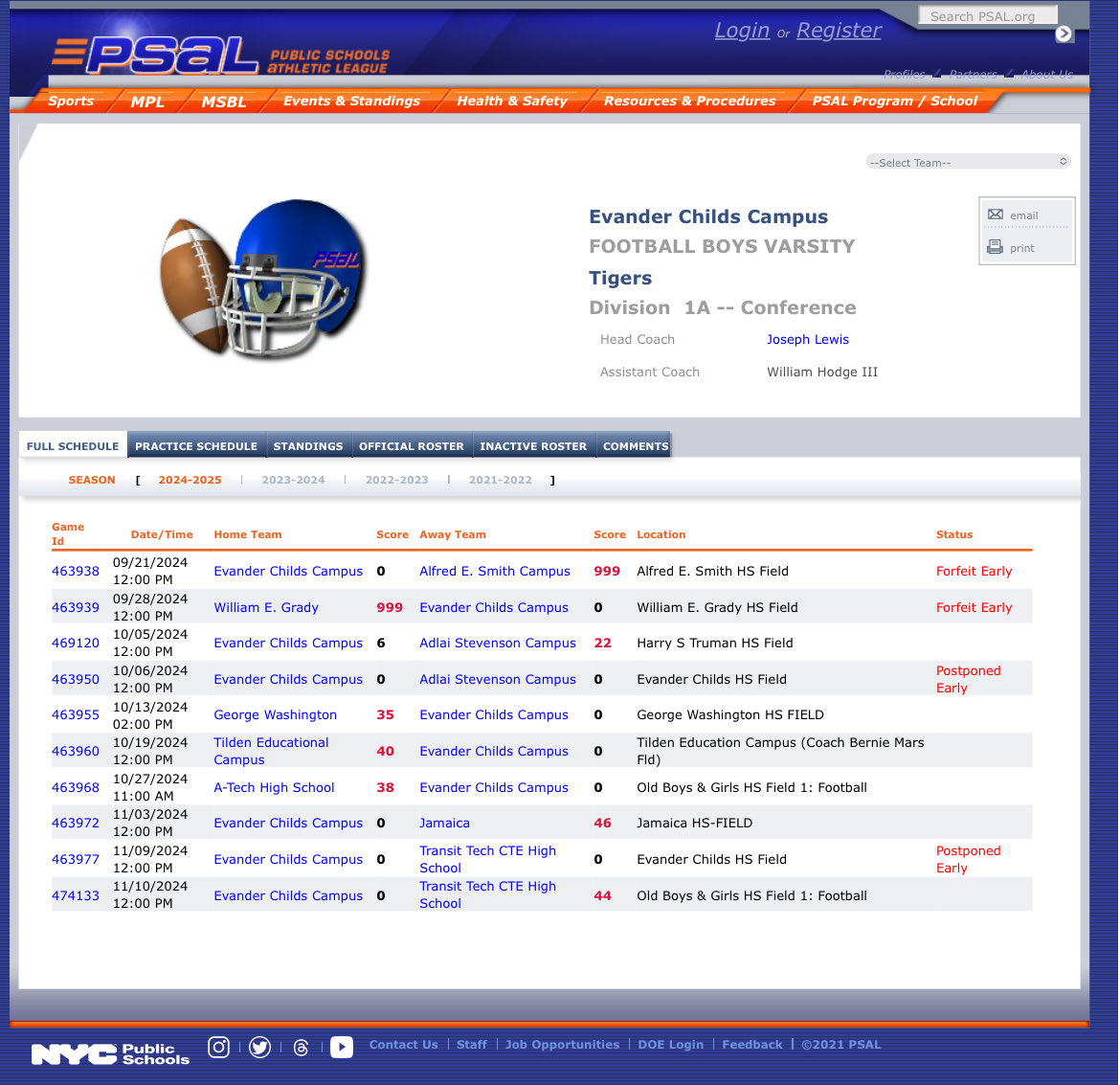 From the “The ⁦<a href="/nycpsal/">NYC PSAL</a>⁩ Is at It Again” Files w/their League Leaders…
So a 1A kid is lined up to win 2️⃣ Awards (Rushing TDs(15)&amp;Total Points(90) in 5️⃣games No Less - When His Entire Team Tallied a Total of SIX POINTS ALL SEASON! Come on You Gotta Be Better ⁦<a href="/nycpsal/">NYC PSAL</a>
