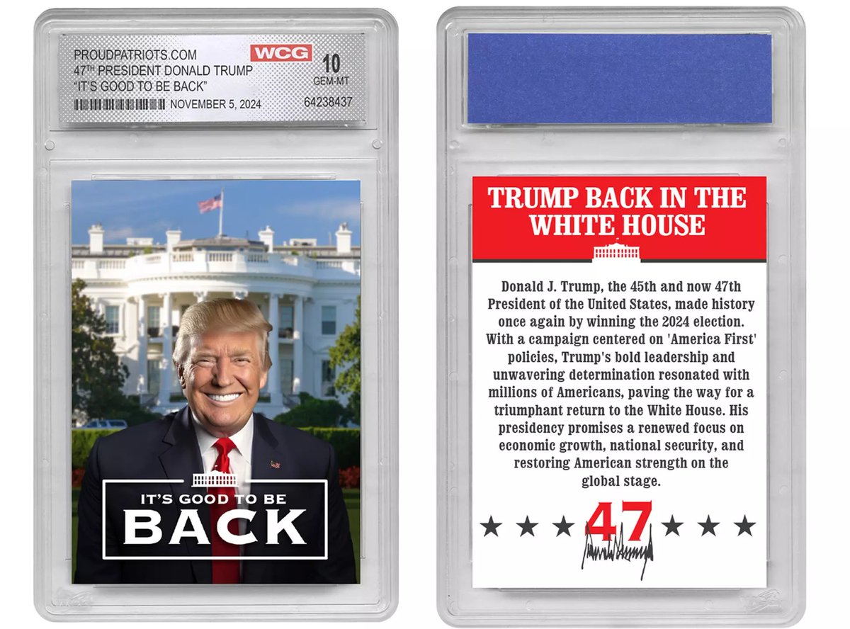 kpkkprasanth's tweet image. 🌟 The ultimate gift for your friends! 3x Trump Victory Cards, a steal at $59.98! Buy now and save big! 🎁 #TrumpMerch #FriendshipGoals #Deals 🌟

🛒 Limited Offer: tinyurl.com/mpva6mu4
