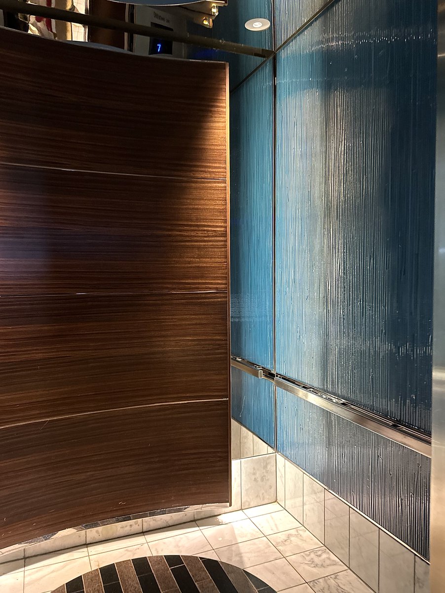 NathanAllan's tweet image. ✨ This elevator showcases how textured glass can redefine a space—reflecting light, creating depth, and adding a sleek, contemporary edge. Who says elevators can’t be stylish? 🚪✨”
#GlassDesign #ModernElevator #InteriorInspo #ArchitecturalGlass #LuxuryDesign #TexturedGlass