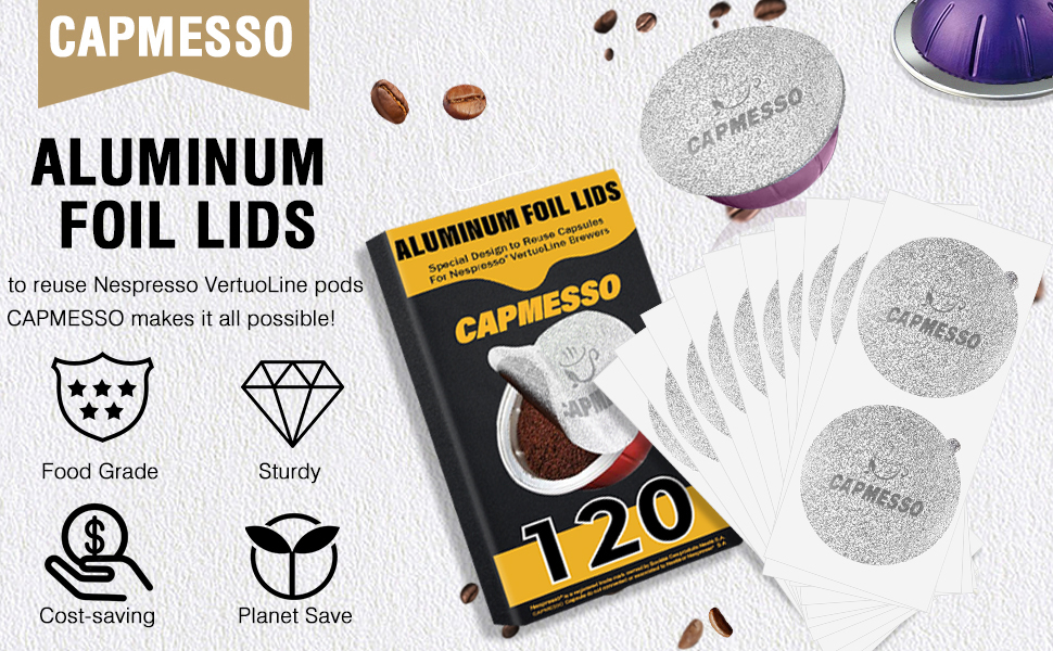Joycapmesso's tweet photo. Cost-saving and planet-friendly lids: Excellent for extending the life of Nespresso Vertuo capsules and available for your favorite mixture. Reduce waste: Alleviate the burden of the earth when you reuse the Nespresso capsules Vertuoline rather than throwing for once #capmesso https://t.co/7qczqB0iCA
