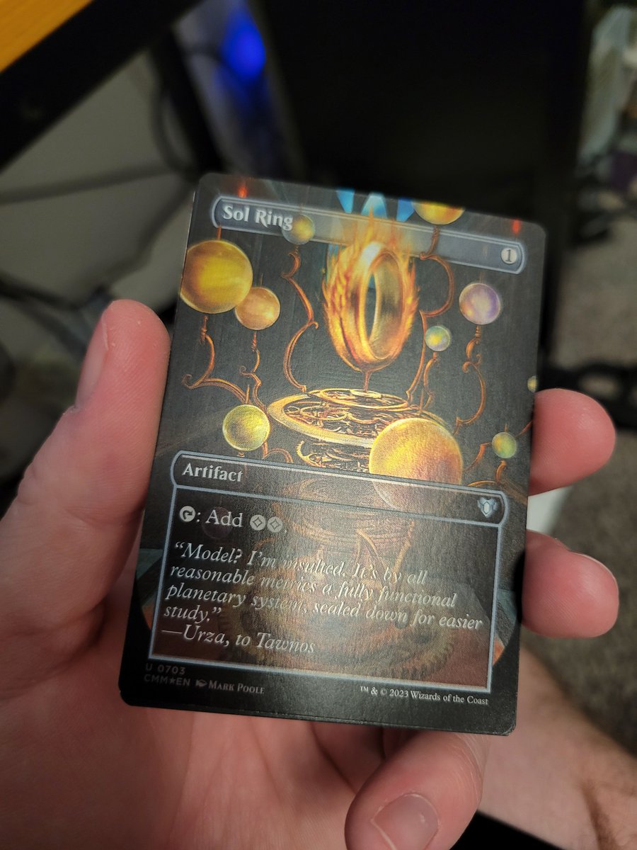 Skkernick's tweet photo. Didn't know what this was in the Precon but friggen great pulls!
#MTG #Magict https://t.co/dIIJqNVEkP