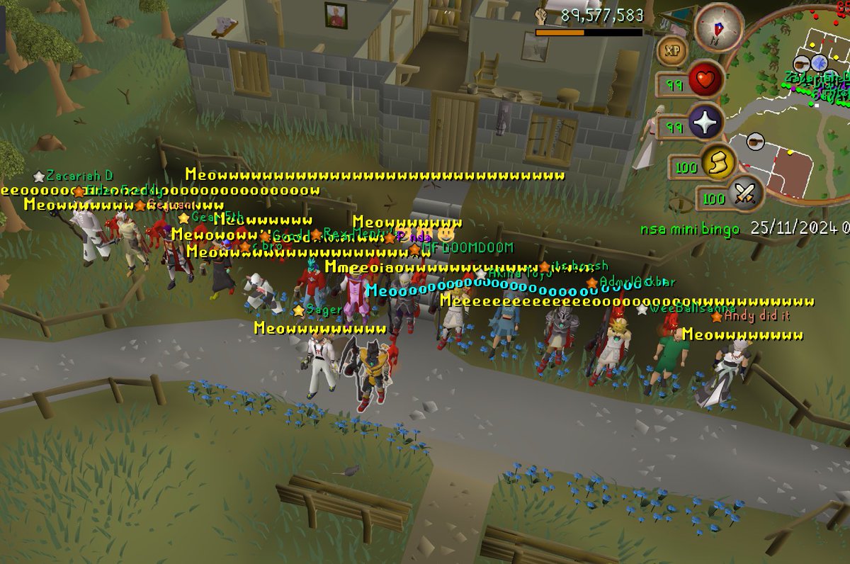 NSAosrs's tweet photo. Another banging NSA event has come to a close! Our November Minibingo has finished, and 108 of our finest have put up over 2000 EHB collectively! 

Massive congrats to the winners, Uri’s Kittens! Captained by seasoned veteran Keunic, aided by event powerhouse Sager. 

NSA OMFC https://t.co/nMzadSsAOH