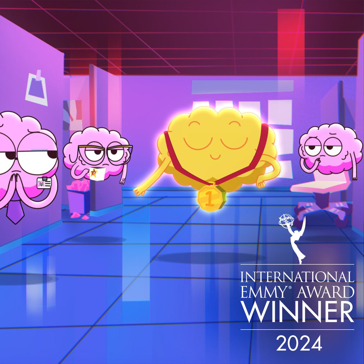 The International Emmy® for Kids: Factual &amp; Entertainment goes to “La Vida Secreta de tu Mente [The secret life of your mind]” produced by Warner Bros. Discovery / Pictoline / Mighty Animation
#iemmyWIN