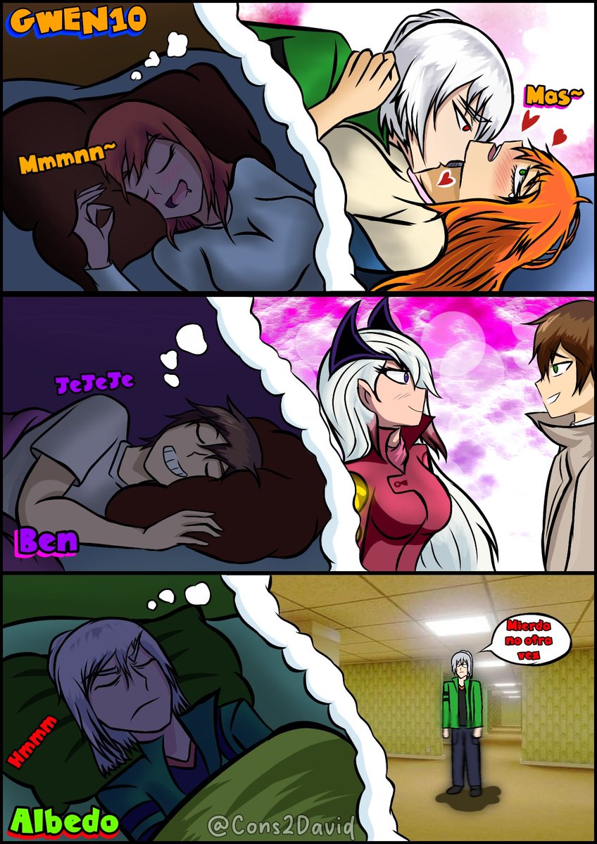 Cons2David's tweet photo. El universo de #Gwen10 (Variante del #Hornytrix) es Raro

Al menos cada quién tiene sus sueños a la hora de dormir 

Basado AU de @TrixTheAlien
#Chaquetrix #Ben10 #ben10fanart #Ben10Omniverse  #OmnitrixBenAU #ben10alienforce  #Gwen https://t.co/ZNjQqlH6O9