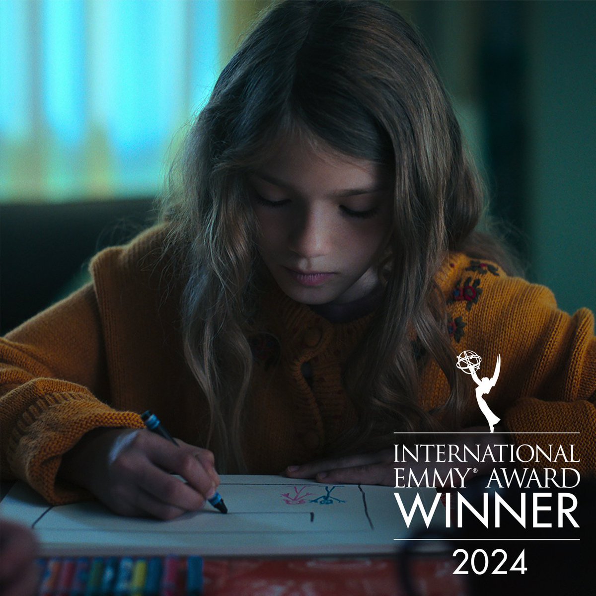 The International Emmy® for TV Movie/Mini-Series goes to “Liebes Kind [Dear Child]” Produced by Constantin Television / Netflix
#iemmyWIN