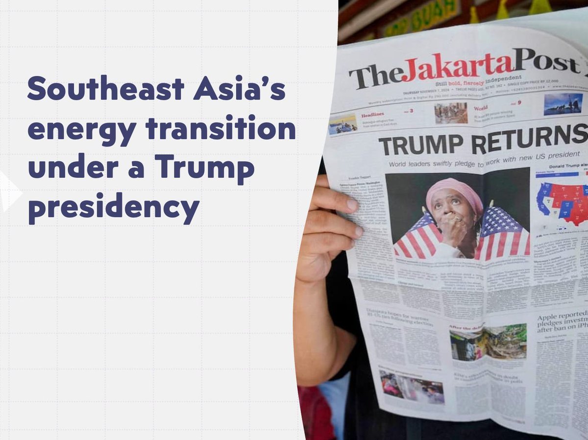reccessary's tweet photo. Southeast Asia faces tough energy choices as #Trump’s policies focus inward, while #China dominates renewables and critical minerals. U.S. retrenchment leaves China as the key partner in the region’s energy transition. 👉https://t.co/uA1X9YsS9N https://t.co/HGfMCS5027