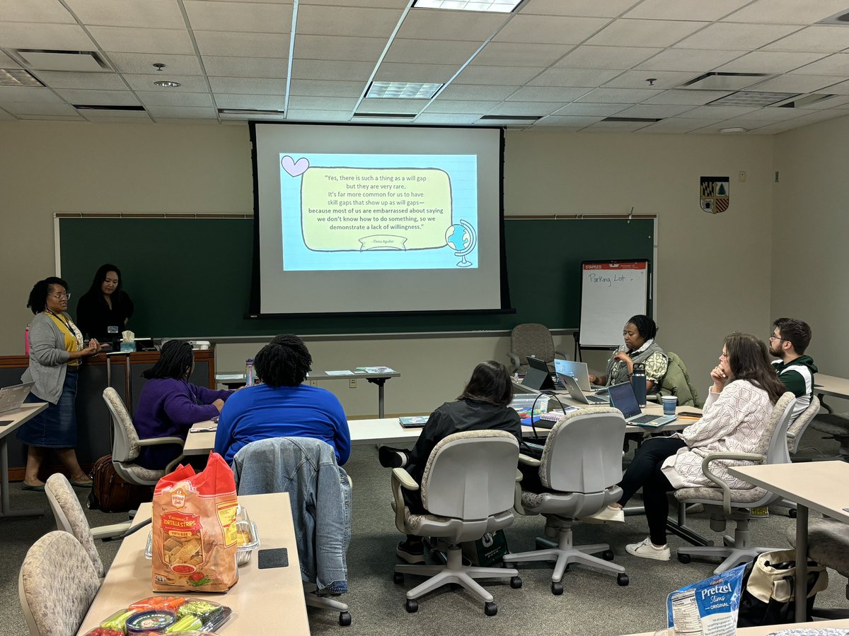 PeregoyBCPS's tweet photo. First-year consulting teachers engaged in the “Mind the Gap” training to better coach clients and participated in training for writing mid-year summative reports. #TeamBCPS @bcps_par @DrMRogersBCPS @liz_berquist @megpshay https://t.co/lBR2Am2ey5
