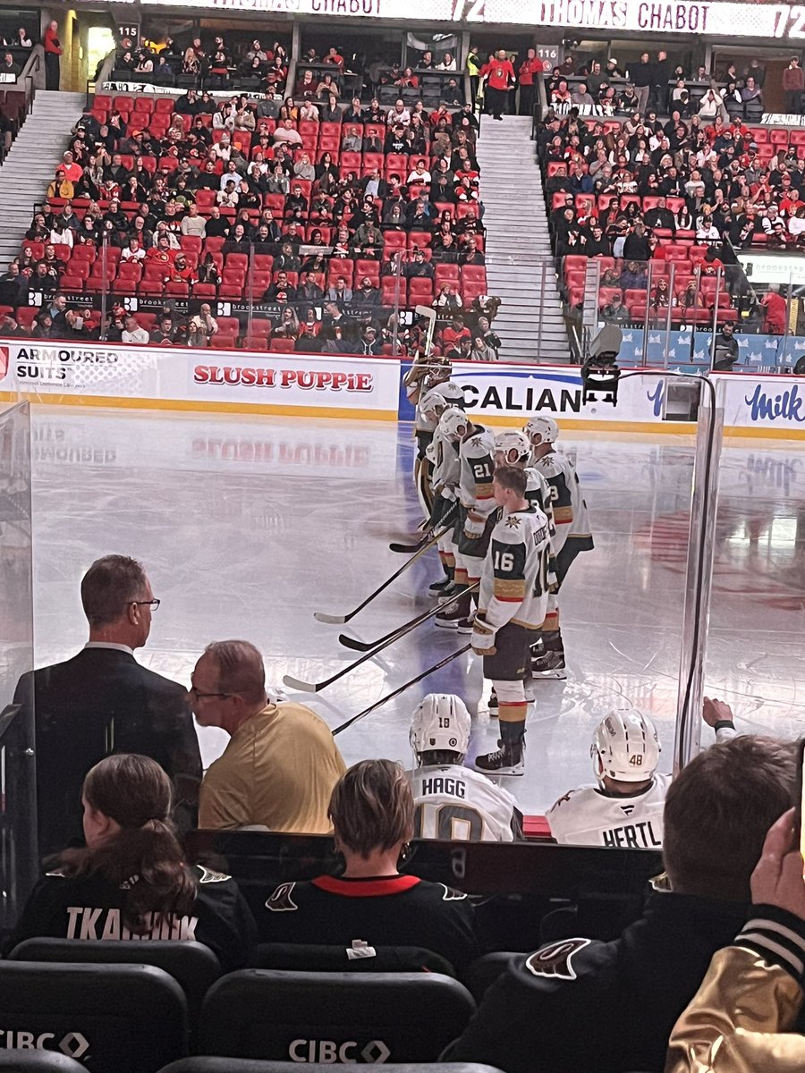 NikkiG117's tweet photo. Great night at the game Saturday night. #VegasBorn #GoldenKnights https://t.co/52pULhKY4g