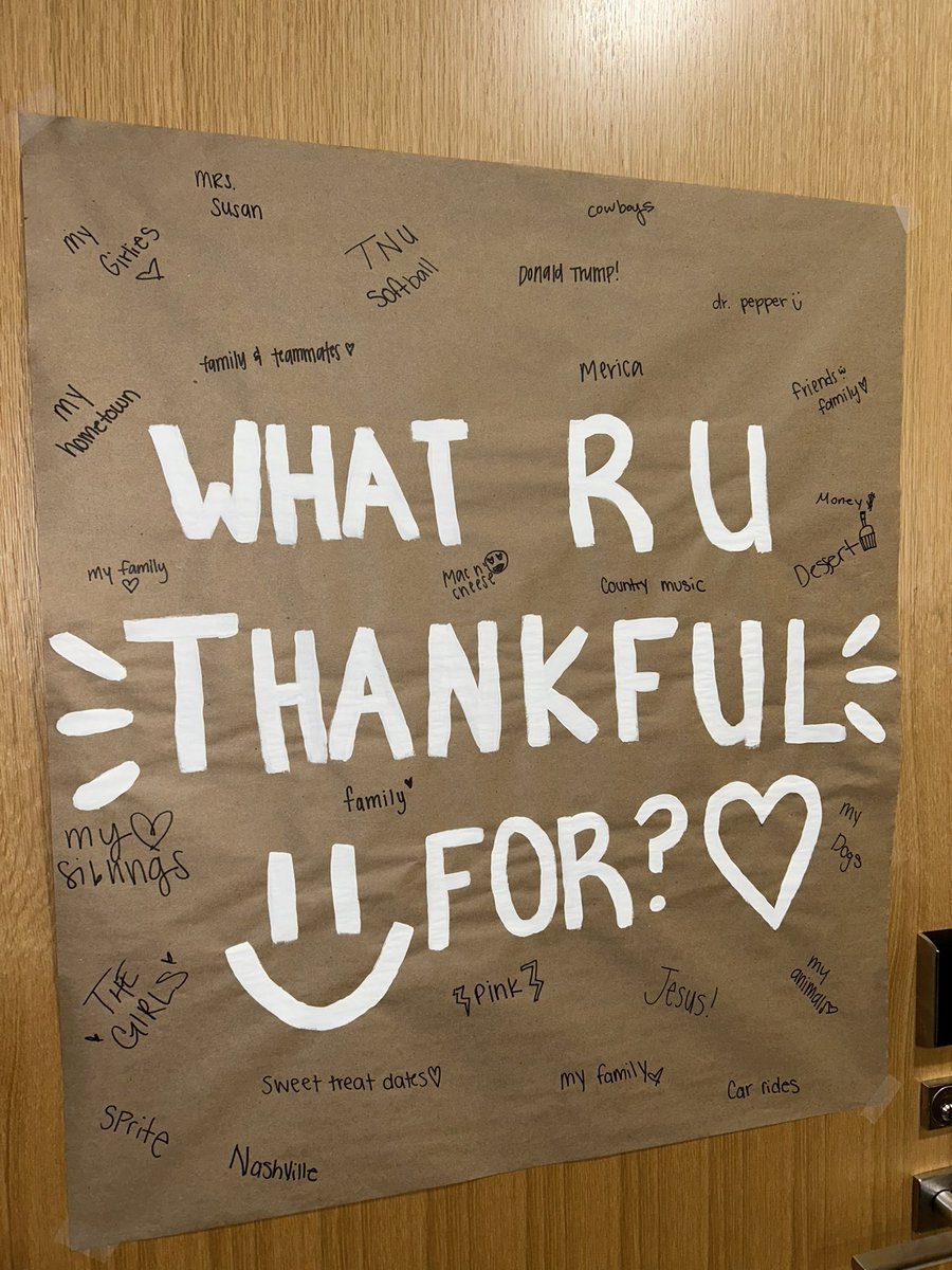 TNUsoftball's tweet image. There’s alot to be thankful for this year…..especially Team34. Team34 has shown love, patience, and kindness not only towards each other, but especially towards others. Thank you for being you and Happy Teamsgiving from Team34!! 🩷🩷🤗🙏
