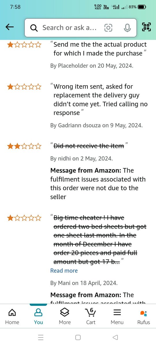 BalkaranSidhu's tweet photo. @amazonIN ordr id 403-6928668-0297120Different product received after lot of try i returned the product, but not refuse to refund. Seller is fraud send wrong products and doing fraud.Kindly check and issu my refund.Another ones review. Same happened with others. Kndly issu refund https://t.co/D4XgneijGe