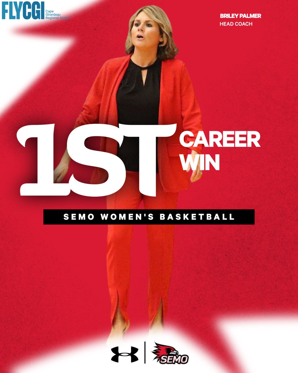 REDHAWKS WIN! Briley Palmer gets her first career victory as SEMO's head coach.
SEMO 70, SIU 58 | FINAL