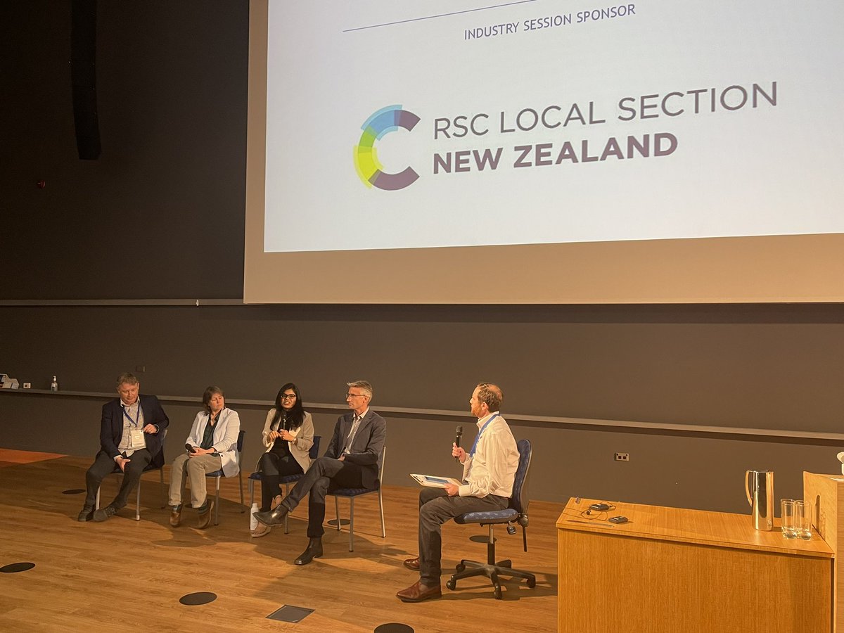 The Gamble Lab (@gamble_lab) on Twitter photo Many thanks to the <a href="/RoySocChem/">Royal Society of Chemistry</a> for sponsoring our Industry Session at #NZIC24 @NZIC. Great to have our panelists Cather, Gary, Shalini and Will discussing their careers and how they transitioned academic ideas to industry! Many thanks to the <a href="/RoySocChem/">Royal Society of Chemistry</a> for sponsoring our Industry Session at #NZIC24 @NZIC. Great to have our panelists Cather, Gary, Shalini and Will discussing their careers and how they transitioned academic ideas to industry!