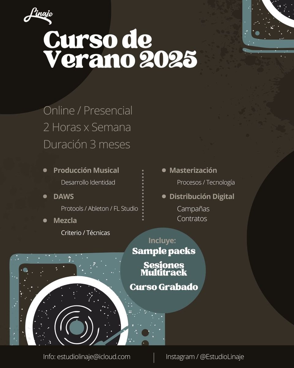 Curso de Verano!
Más información en el flayer ❤️