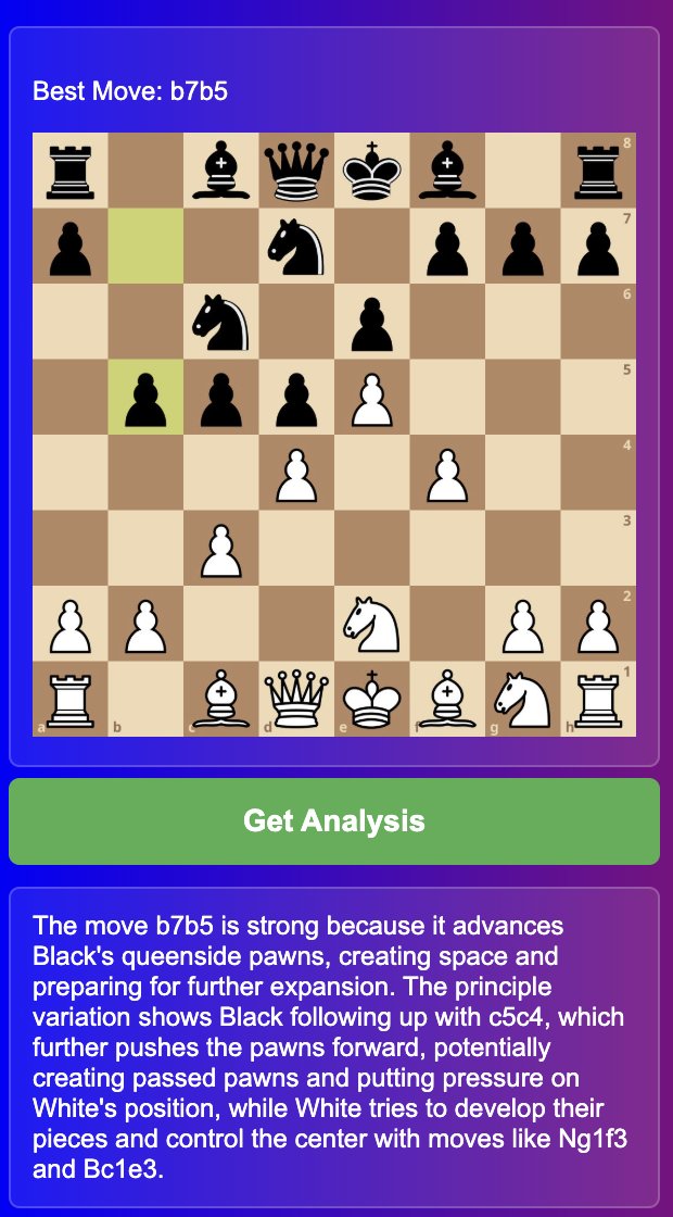 ChessPredict's tweet photo. In the first game of the world chess championship, we used https://t.co/5dZrvcax5x to analyze Gukesh and Ding's moves. Particularly an unorthodox move by Ding that left everyone suprised. Was this a non-standard move in this situation? Let's ask ChessPredict, powered by stockfish!

It looks like the move was indeed unorthodox, but Chess Predict's analysis explains that advancing the queenside pawns is a strong tactic, so Ding's unorthodox move of a7a5 still achieves this goal, and is a protected pawn by the knight, although he is not advancing the center as much as b7b5 would.

This leads me to a new ChessPredict feature that is in the works! A simulation feature, where we can select what piece to move in a given board situation, and see a holistic evaluation of the move in question, explaining the sequence that follows. Stay tuned!