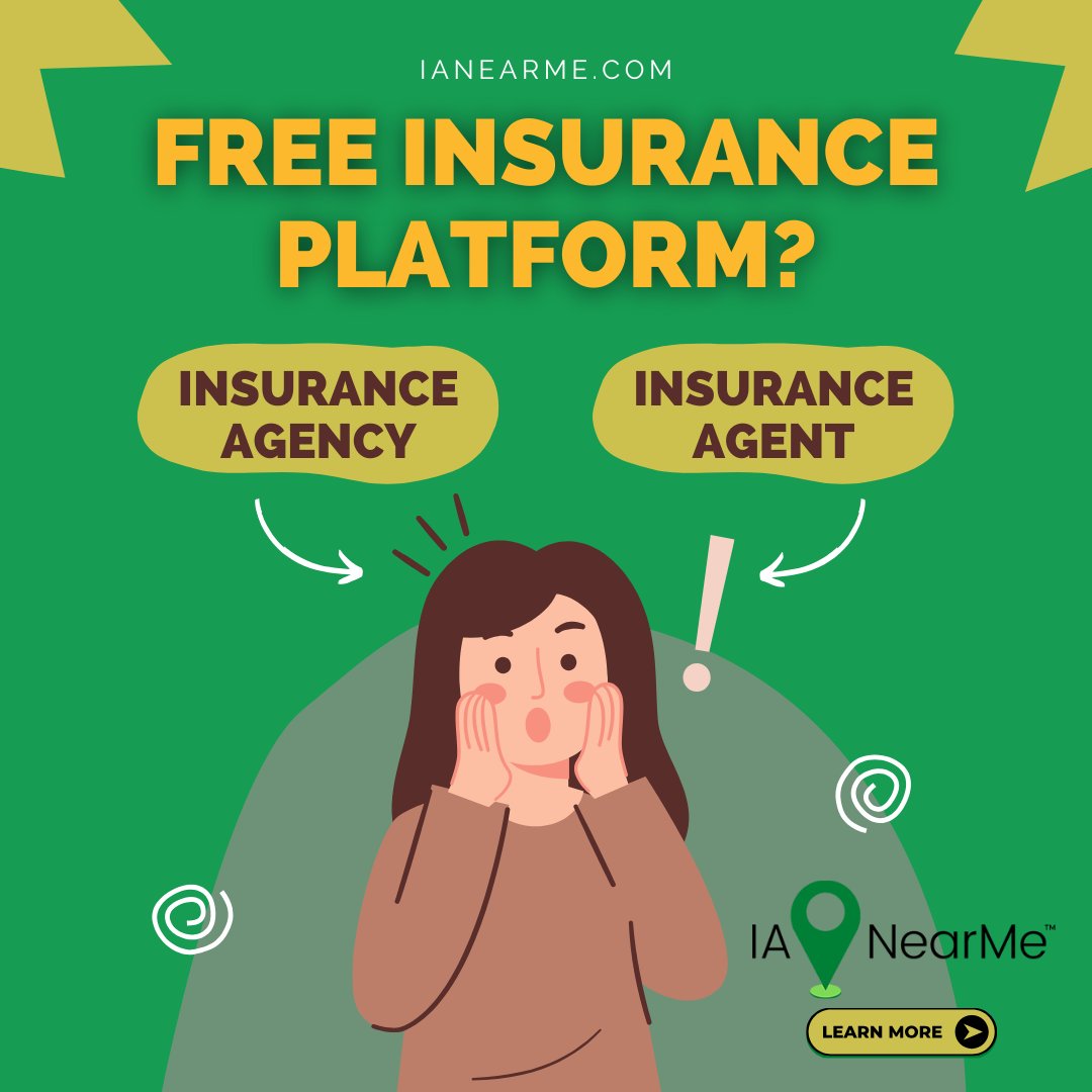 IANearMe_'s tweet photo. Calling all insurance agents! Showcase your services on https://t.co/heZQMWkrxYβthe FREE platform connecting you with local clients ready to find the perfect coverage. Donβt miss outβsign up today!
#InsuranceAgents #GrowYourBusiness #IANearMe #insuranceagentsnearme #localagents https://t.co/AFOqU31W1s