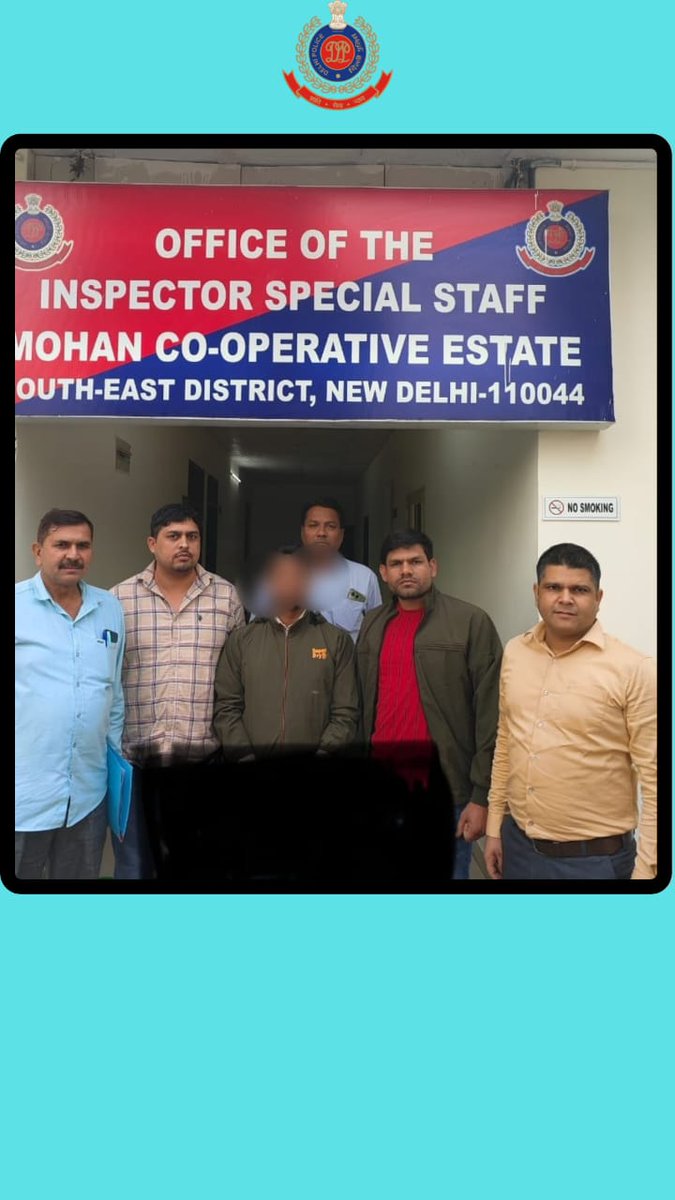 #Drive_against_drug_peddlers
In pursuance of Nasha Mukt Bharat Abhiyaan, Special Staff of Southeast District has arrested a drug peddler with 20.4 kg ganja brought from Telangana.
<a href="/JointCPSR/">Jt.CP Southern Range Delhi</a> <a href="/DelhiPolice/">Delhi Police</a>