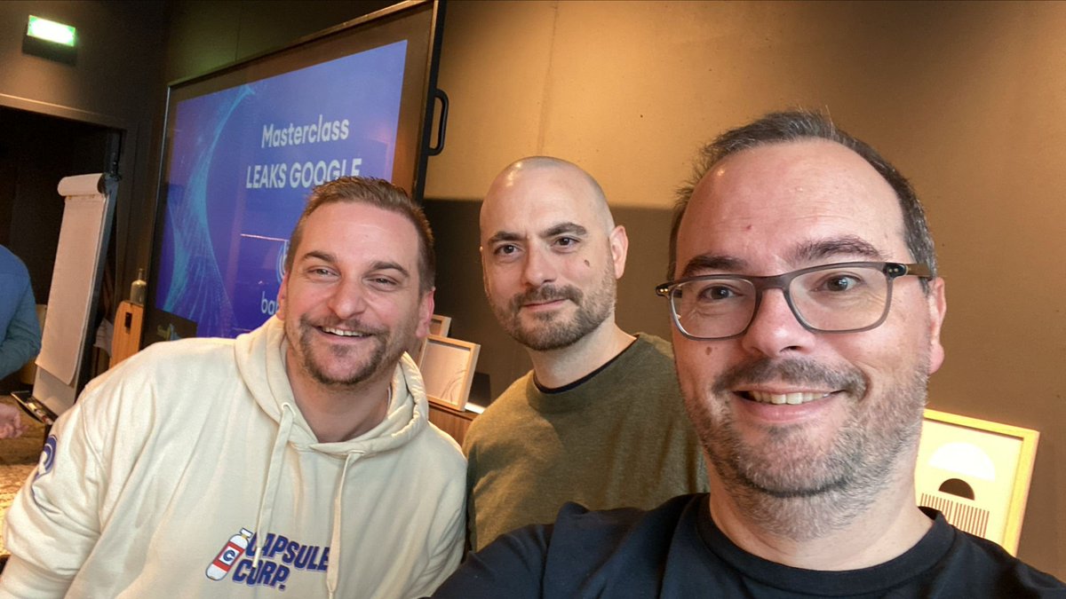 Lucie de Babbar.tech (@babbartech) on Twitter photo Aujourd'hui c'est à Lyon que ça se passe ! Bonne masterclass avec <a href="/speyronnet/">Sylvain Peyronnet</a> et <a href="/GPeyronnet/">Guillaume Peyronnet</a> !
On en profite pour faire un coucou à <a href="/patricel84/">ॐ Laroche Patrice ॐ</a> 🫶 #masterclassleaksgoogle Aujourd'hui c'est à Lyon que ça se passe ! Bonne masterclass avec <a href="/speyronnet/">Sylvain Peyronnet</a> et <a href="/GPeyronnet/">Guillaume Peyronnet</a> !
On en profite pour faire un coucou à <a href="/patricel84/">ॐ Laroche Patrice ॐ</a> 🫶 #masterclassleaksgoogle