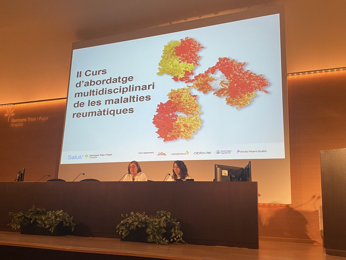 ReumatologiaHGT's tweet photo. Comença el II Curs d’abordatge multidisciplinar de les malalties reumàtiques de @hgermanstrias, organitzat per la Dra @ivettecasafont i la Dra Holgado, i amb l’aval de la @SCReuma. https://t.co/V68DprNPLU