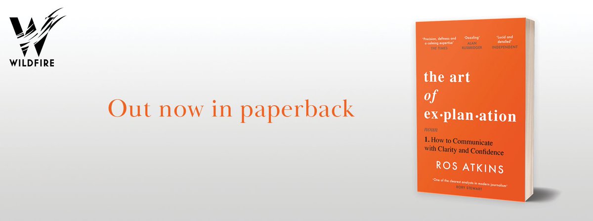 Feels very good to say that The Art of Explanation is out in the US - as for today! The book is an effort to share the techniques I use to give me the best chance of explaining myself well - in a whole range of scenarios. Available in the US here: geni.us/TheArtOfExplan…