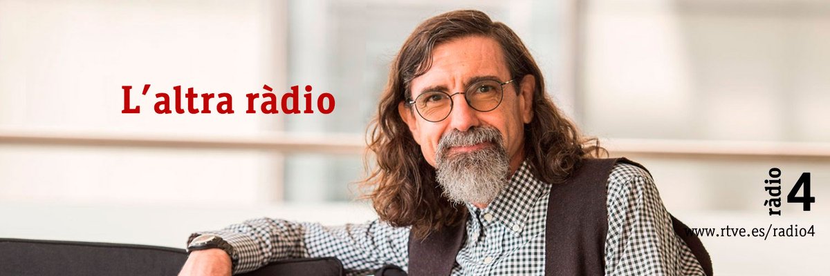 L'<a href="/altraradio/">L'altra ràdio</a> de <a href="/radio4_rne/">radio4_rne</a> del 29,30/11 i 1/12 amb J.L.Micó (<a href="/diariRegio7/">Regió7.cat</a>); <a href="/RubioDX/">Paco Rubio</a>; C.Bermejo de <a href="/mikedeltavictor/">Mike Delta Victor</a>; <a href="/ARadioaficioCAT/">Associació Radioaficionats de Catalunya -ARCAT-</a>; <a href="/mariona_sanz/">Mariona Sanz</a> del <a href="/BSC_CNS/">BSC-CNS</a>; Pitu Martínez(<a href="/pitu1960/">Pitu 🎗</a>);<a href="/landreu/">Andreu Veà (CovidWarrior)</a>; X.García.Dv a rtve.es/play/audios/la…, Diss 21 h i Dium 16 h,a <a href="/radio4_rne/">radio4_rne</a>