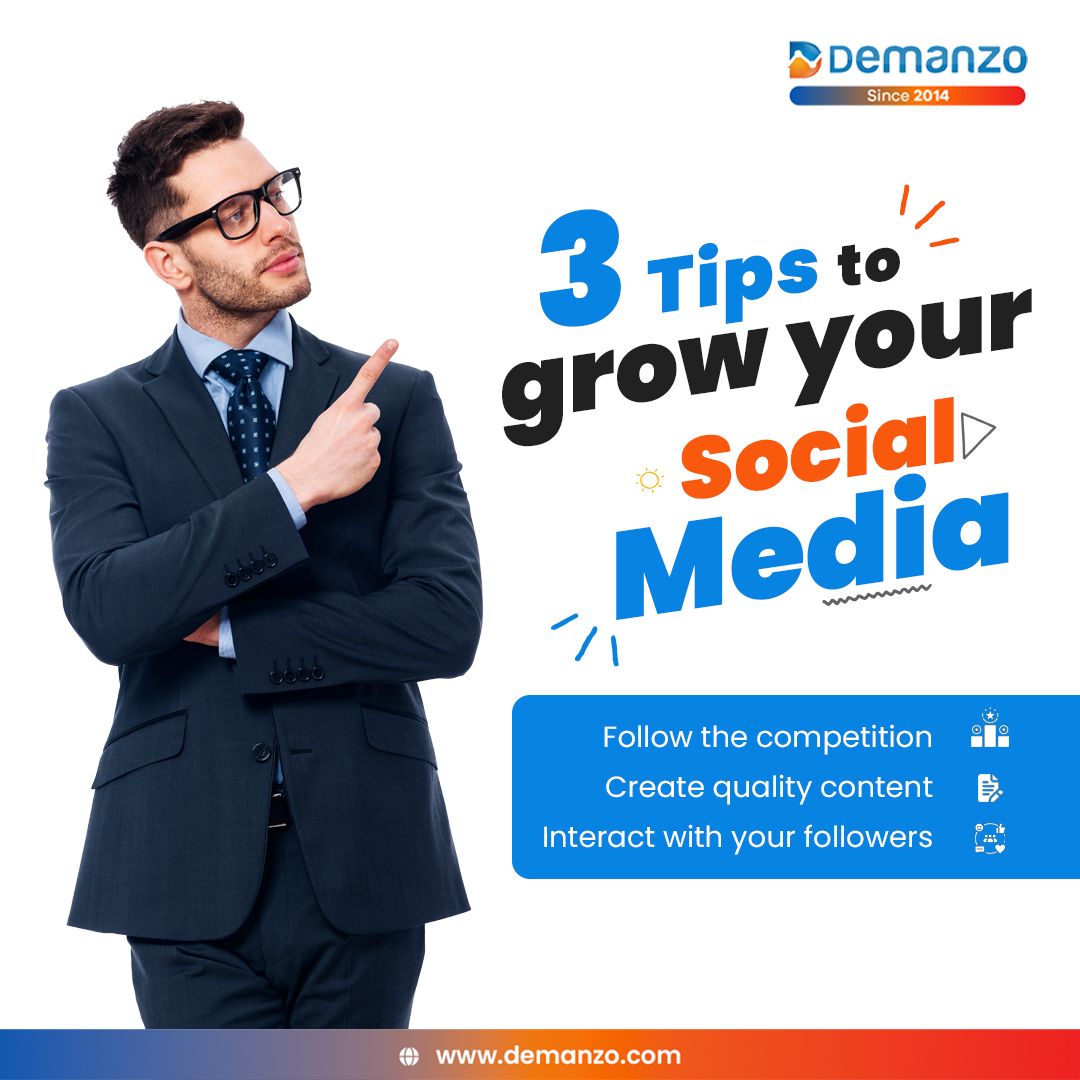 demanzo_info's tweet photo. Ready to level up your social media game? Let Demanzo help you grow your socials with expert strategies and tailored solutions. From engaging content to audience targeting, we've got the tools to boost your brand's online presence. 

#Demanzo #SMM #SocialTips #Tips #Marketing https://t.co/wORk0s9ULY