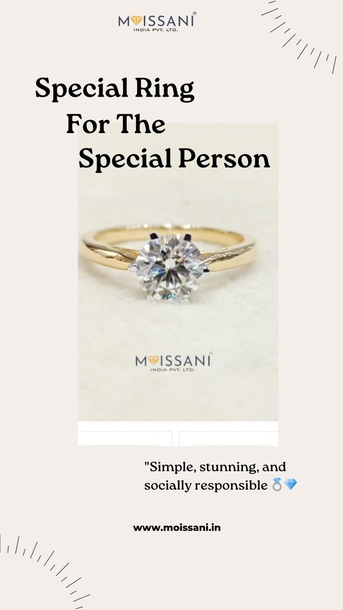 DiamondsMoiss's tweet photo. "Because forever deserves a thoughtful sparkle 💕✨ #LabGrownDiamonds #MinimalistLuxury #SolitaireRing" https://t.co/HW2jqoEPIa