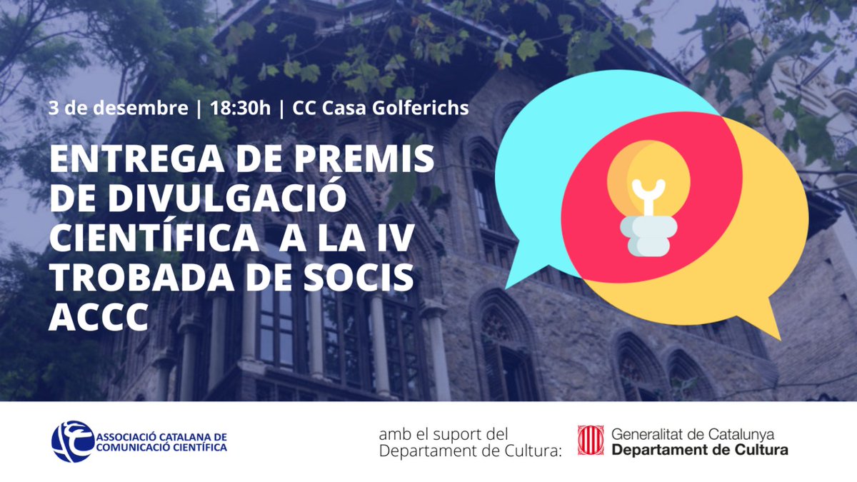 Associació Catalana de Comunicació Científica tweet media